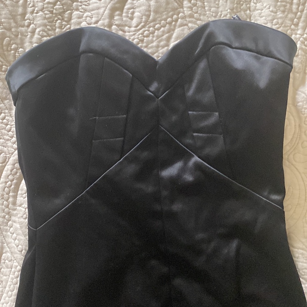 Sexy Satiny Black Dress